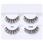 Kiss Lash Couture Lashes - Muse (Twinpack) (Tray Shot)